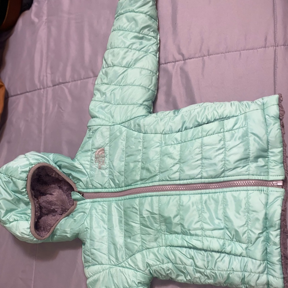The North face toddler reversible hoodie/jacket